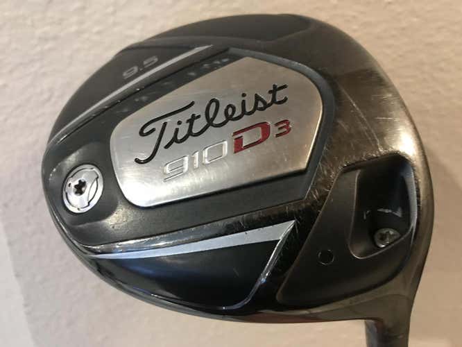 Titleist 910 D3 9.5* Driver with Diamana 72-gram Extra (X) Stiff Flex shaft
