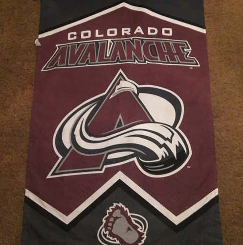 Antique Colorado Avalanche Flag