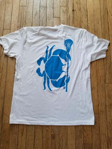 FREE SILICON WRISTBAND With Brand New East Coast Dyes / Lax.com Crab Shooter Shirt
