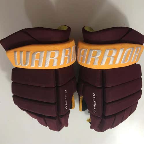 Warrior Alpha Team Custom Gloves Size 15