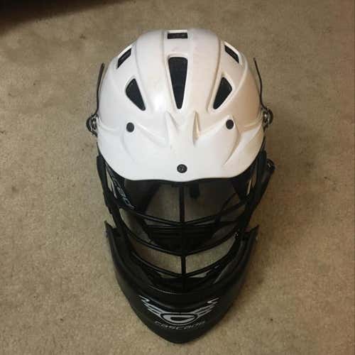 Youth Lacrosse Helmet With Goalie Throat Protector