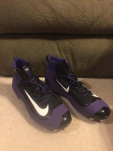 Nike Air Huarache 2KFilth Elite Mid sz 12.5 Purple 819136 015 Metal SAMPLE PE