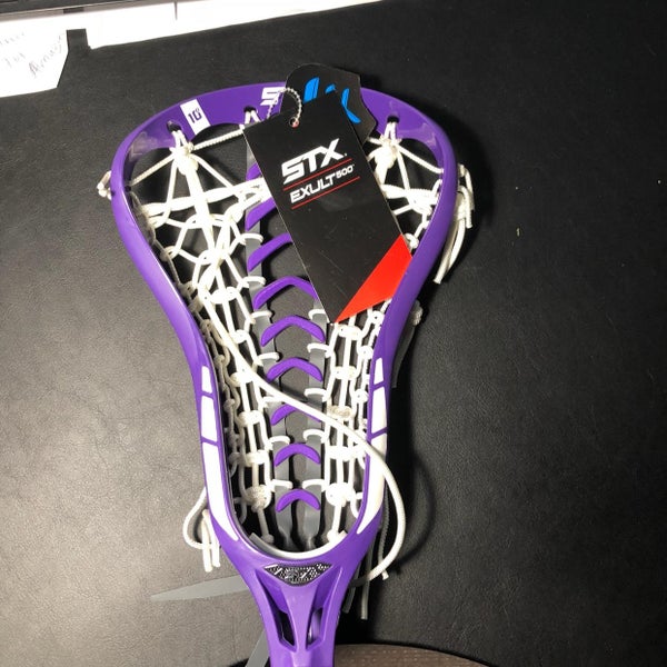 New Women's Exult 500 10 Degree 2015 Lacrosse Strung Head Purple Tags Still On Perfect for All Ages