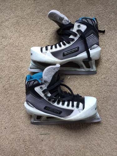 Bauer Reactor 4000 Goalie Skates Senior Size 7.5