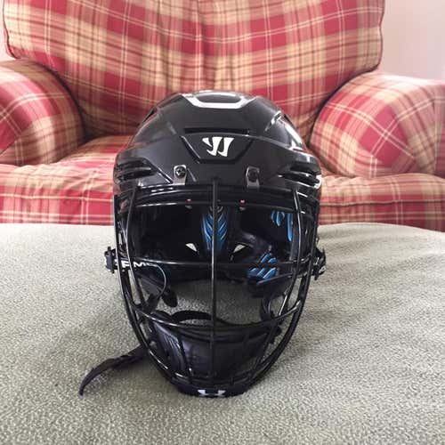 Warrior Box Lacrosse Helmet w/ Under Armour Mask & Chinstrap