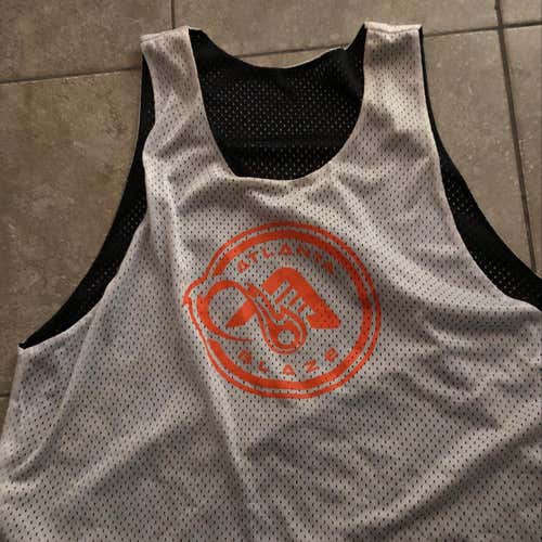 ATLANTA BLAZE MLL TRYOUT PINNY - Only The White Side Has Logo And Number