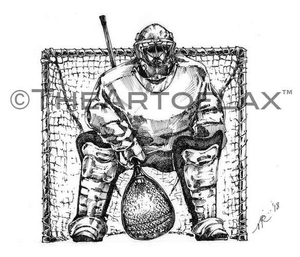 Box Goalie (unframed)
