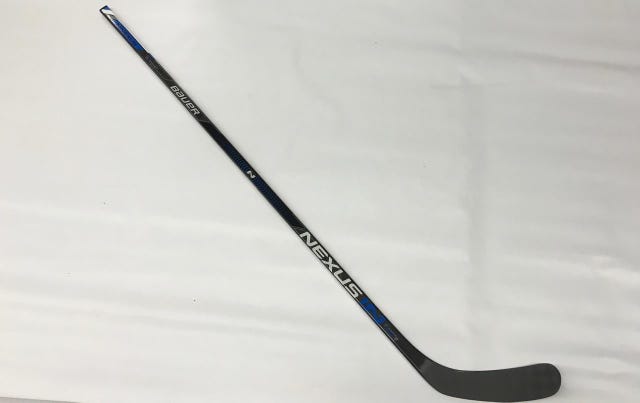 Bauer Nexus 1N LH Pro Stock Hockey Stick 87 Flex Grip Glass NY Rangers NHL 1190