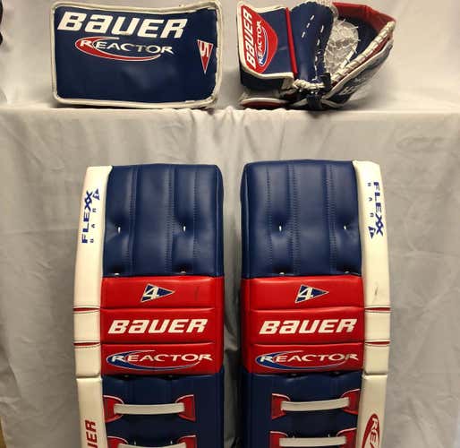 Bauer Reactor 9000 Richter Tribute Goalie Pads Gloves