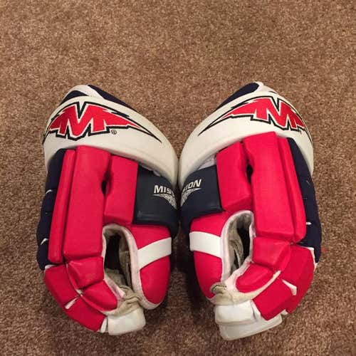 Mission Pure Gloves 14” - Red/Navy