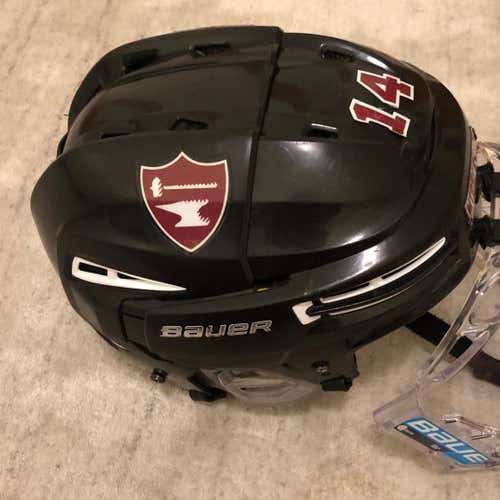 ReAct 100 Bauer Helmet With White Vents