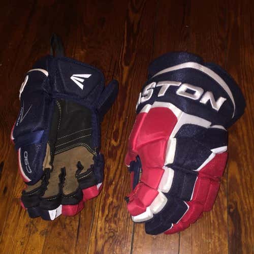 14" Easton Stealth C9.0 Gloves (Red/White/Blue)