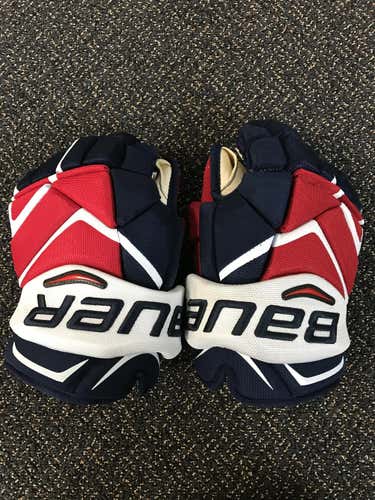 Pro stock Capitals Bauer Vapor 1x Pro Gloves 14