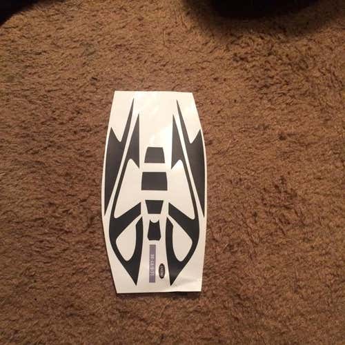 Matt Black Cascade S Helmet Decals