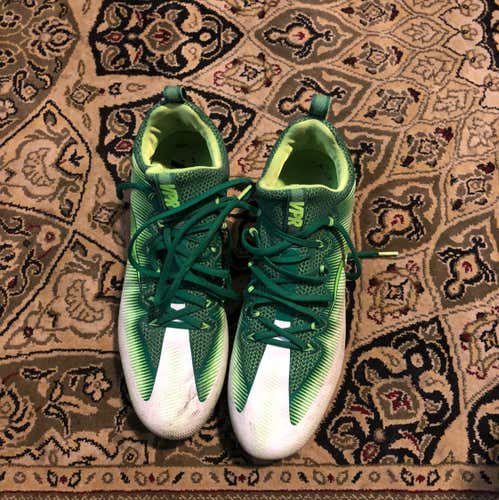 Green Nike Vapor Cleats