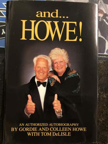 Gordie Howe signed autobiography