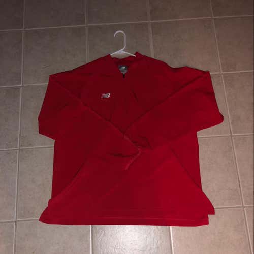 NWOT New Balance Batting Coaching Jacket Red LARGE