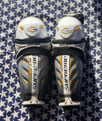 Bauer Supreme Total One Shin Pads Junior Size 11