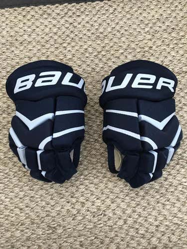 Bauer Supreme One  Youth Hockey Gloves Navy 8” 20cm