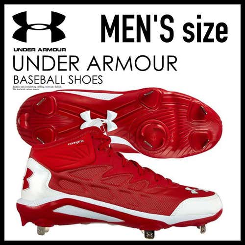 Under Armour Heater Mid ST sz 13 Red White 1248197 611 Bryce Harper Deception