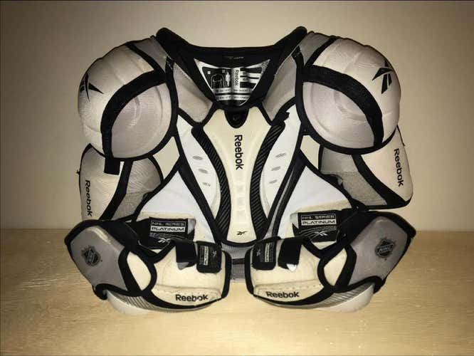 Used - Reebok NHL Series Platinum shoulder pads and elbow pads size senior small
