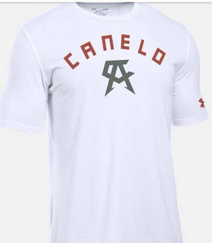 Under Armour Canelo Alvarez T-Shirt XL White Dedication Discipline 1321246 100