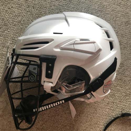 Brand New Warrior Box Lacrosse Helmet W/ Fatboy Facemask