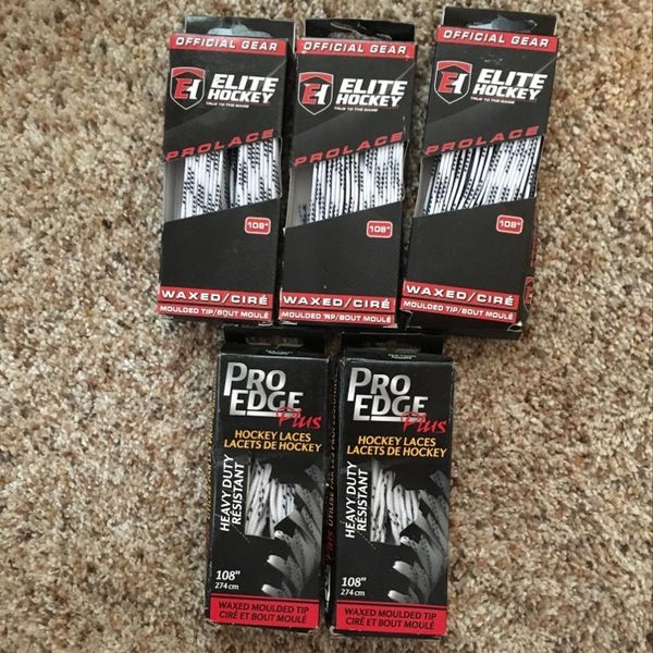 5 White 108” Waxed Laces