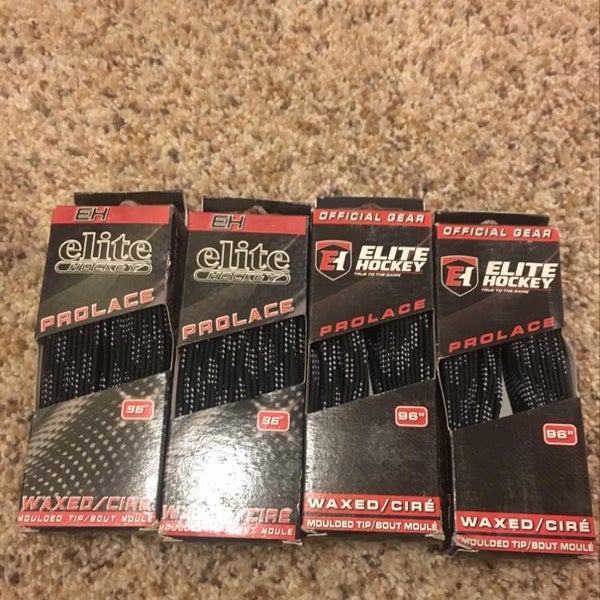 4 Black 96” Waxed Laces