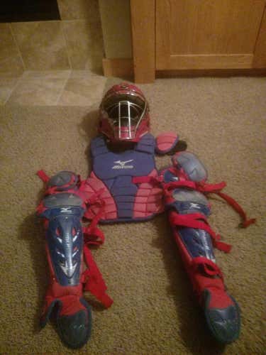 Mizuno Catcher's Protective Gear Youth set