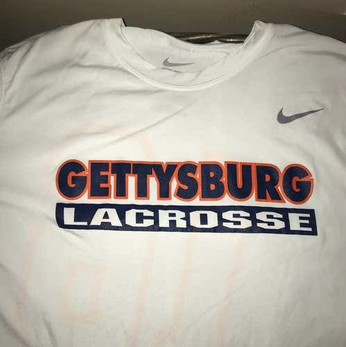 Gettysburg College Long Sleeve Shooter. Dri-fit and cool