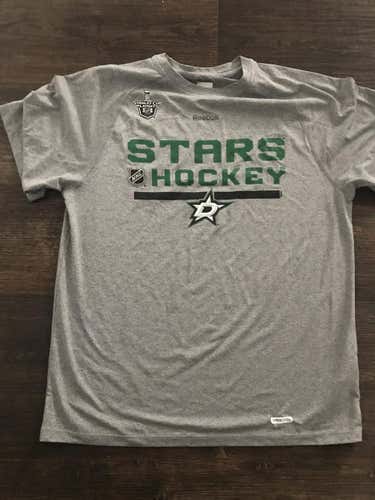 New Reebok Speedwick Dallas Stars Team Issued 2016 Stanley Cup Playoffs Tee Medium