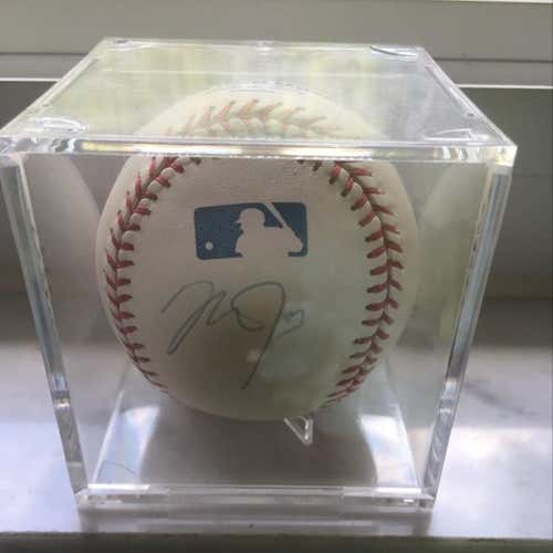 Signed Mike Trout Ball