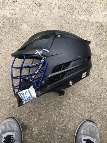 Matte black with Blue face mask Cascade R NEED GONE