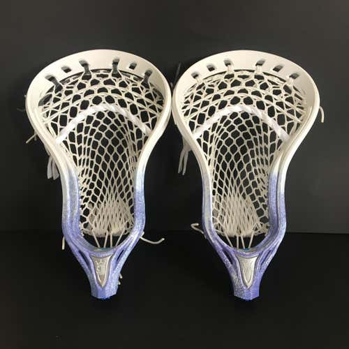 Custom Galaxy Dye 2 Pack!! 2 Brand New Brine King 2 w/ G3 Mesh - 2 Lacrosse Heads