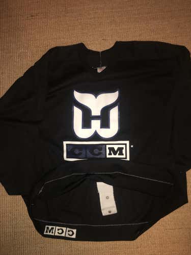 Vintage Pro Stock CCM Maska Ultraweight Hartford Whalers Practice Jersey  52