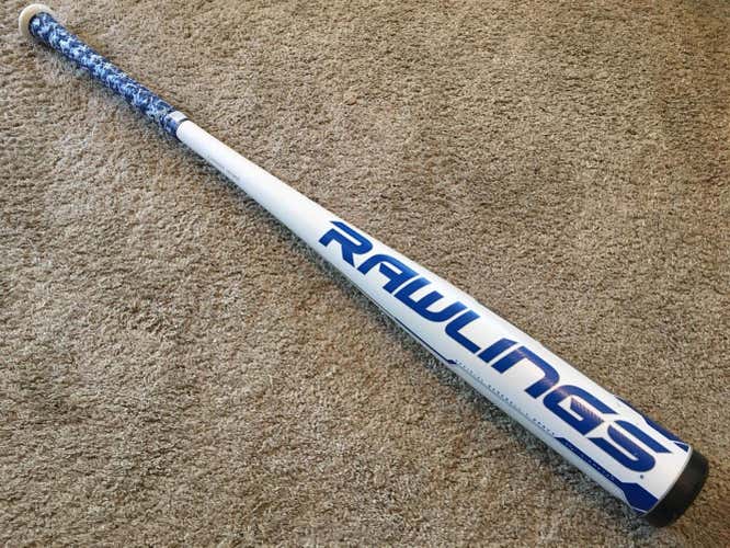 Rawlings VELO Hybrid BBCOR Baseball Bat ~ 34/31 w/ New Camo Lizard Skins Grip