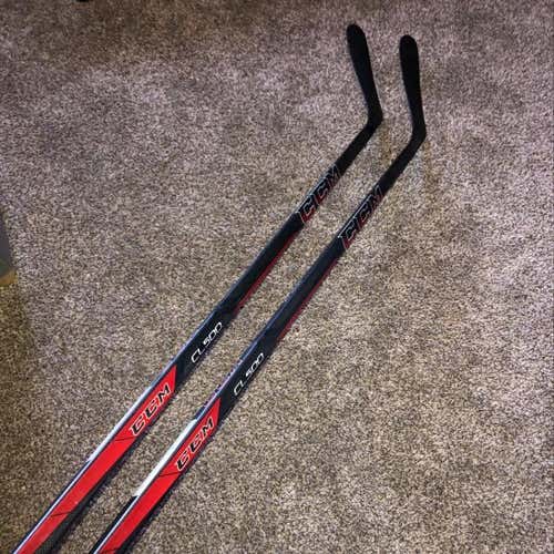 (NEED GONE) 2 LH CCM CL500 Pro Stock Sticks (85 Flex,P90 Curve)