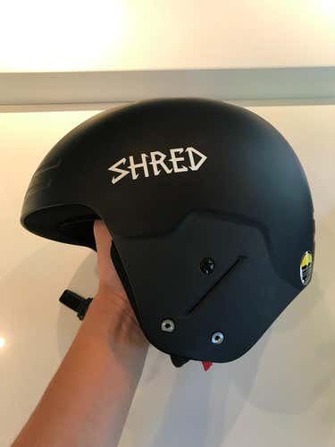 Shred Ski Helmet- Basher Noshock Blackout
