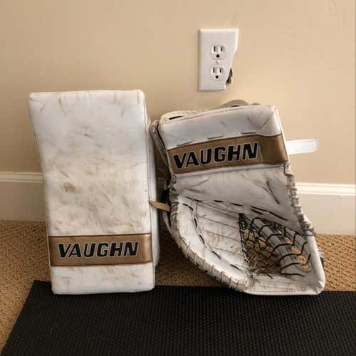 Vaughn V4 Goalie Glove & V5 Blocker Senior