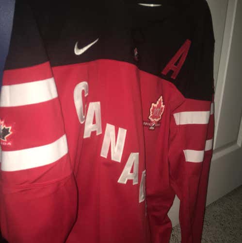 Game Worn World Junior Connor Mcdavid Jersey