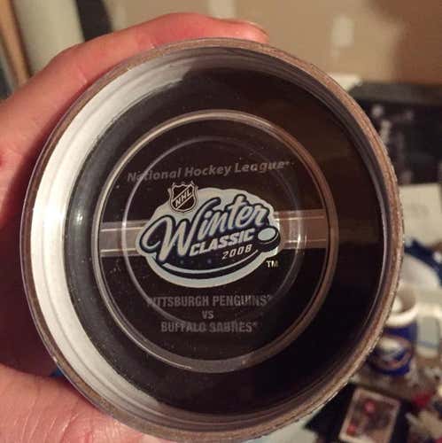 Official Game Puck Of The 1st Ever Winter Classic