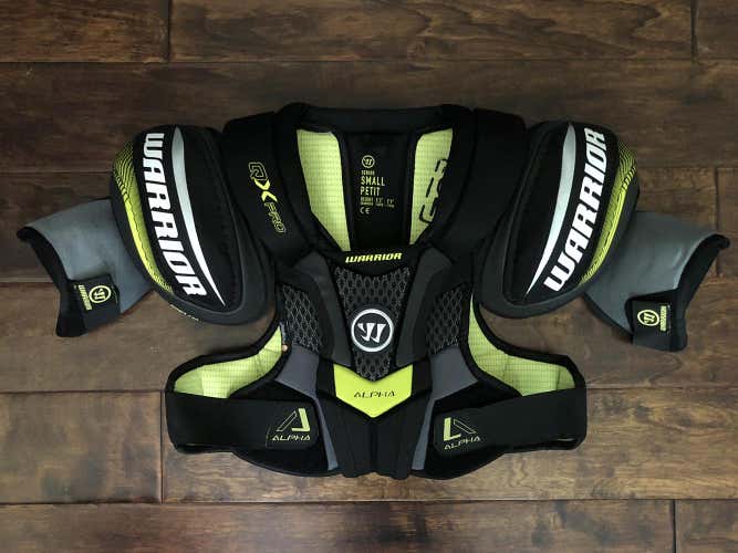 Warrior Alpha QX Pro Shoulder Pads Senior Small