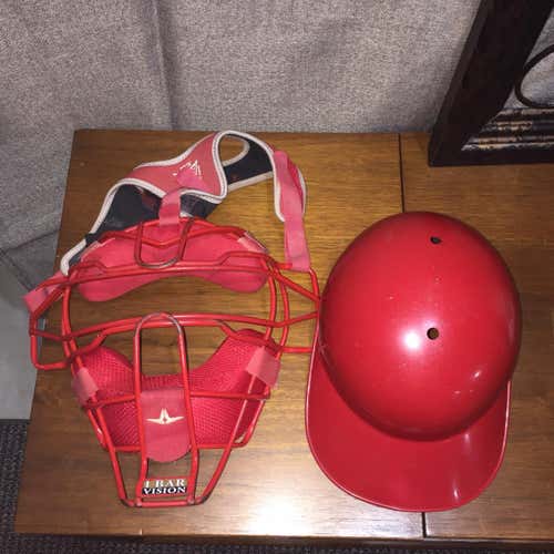 All Star Light Weight Catchers Mask w/ Skull Cap