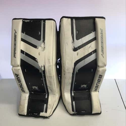 Bauer Prodigy Hockey Goalie Leg Pads Youth 24” Used