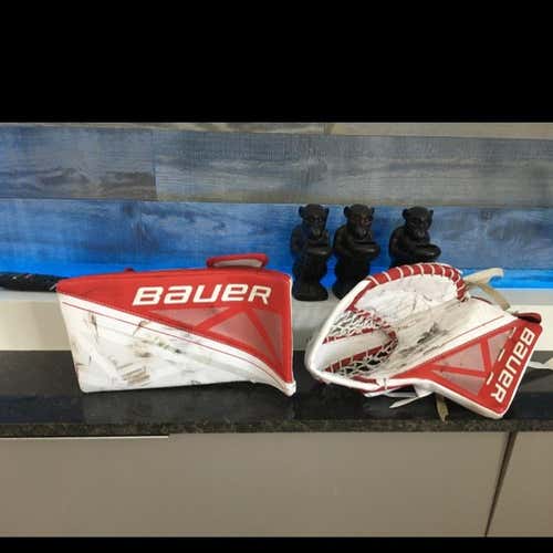 Jr Bauer S170 Blocker And Catcher Got To Small