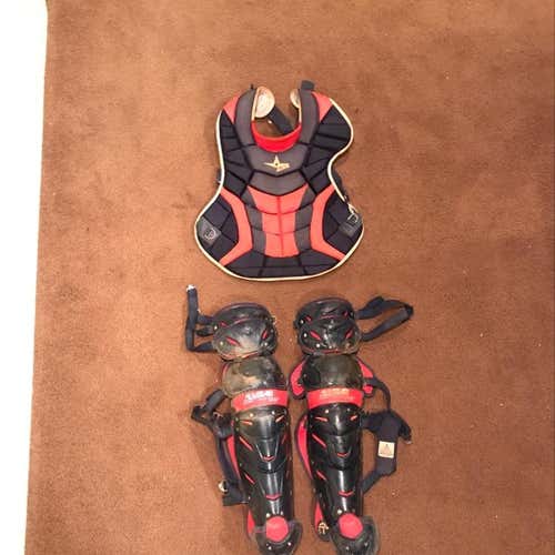 All Star Catchers Chest Protector And Shin Guards