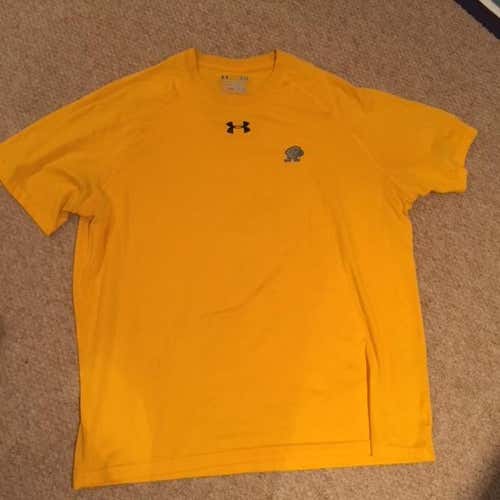 Clams Shooting Shirt Yellow Sz Large Under Armour