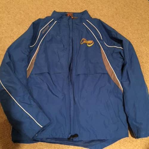 Clams Team Rain Jacket Blue Size Medium Warrior