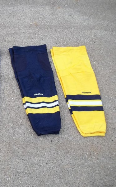 UNIVERSITY OF MICHIGAN GAME WORN REEBOK  SOCKS